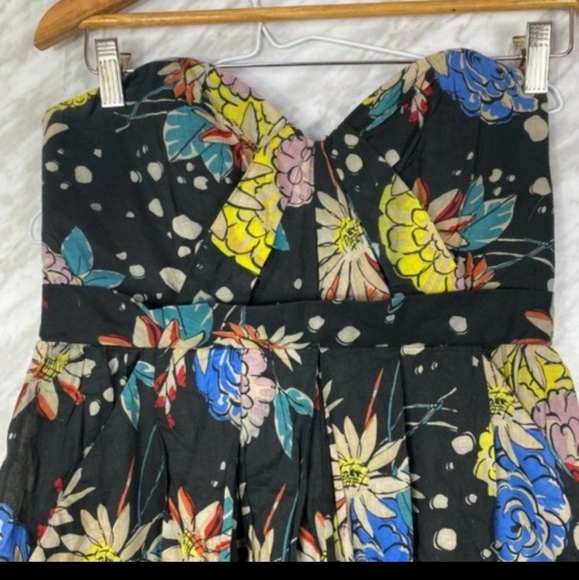 Foley + Corinna strapless Mini Dress with Pockets and Sweetheart Neck - Picture 2 of 5